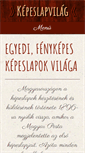 Mobile Screenshot of kepeslapvilag.hu